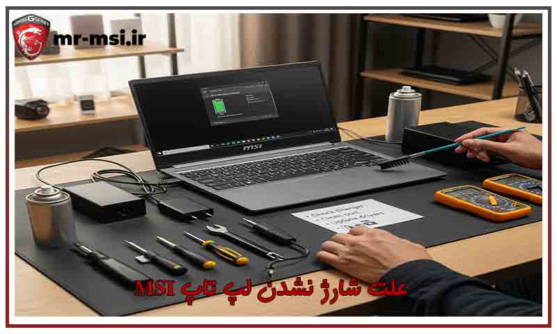 علت شارژ نشدن لپ تاپ MSI